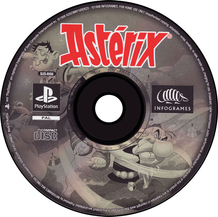 Asterix media 6 for Playstation